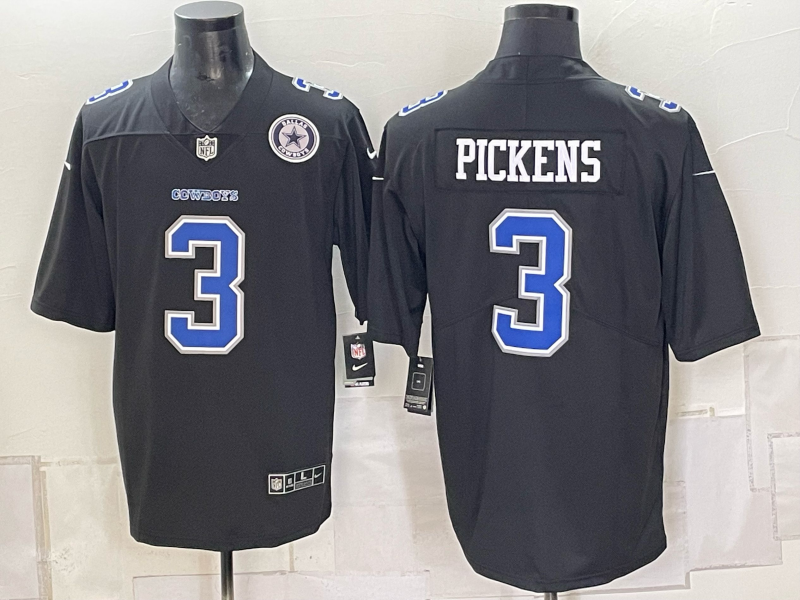 Men 2026 Dallas Cowboys #3 Pickens black Nike NFL Jersey 0931003->san francisco 49ers->NFL Jersey